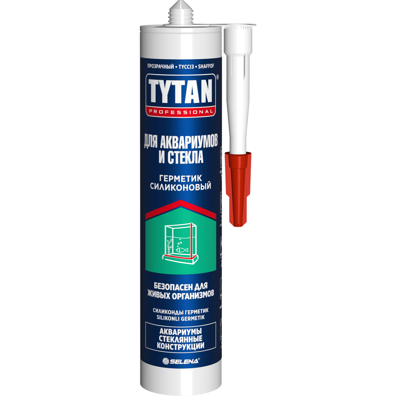 Герметик Силиконовый для Аквариумов и Стекла Tytan Professional бесцветный 280 мл
