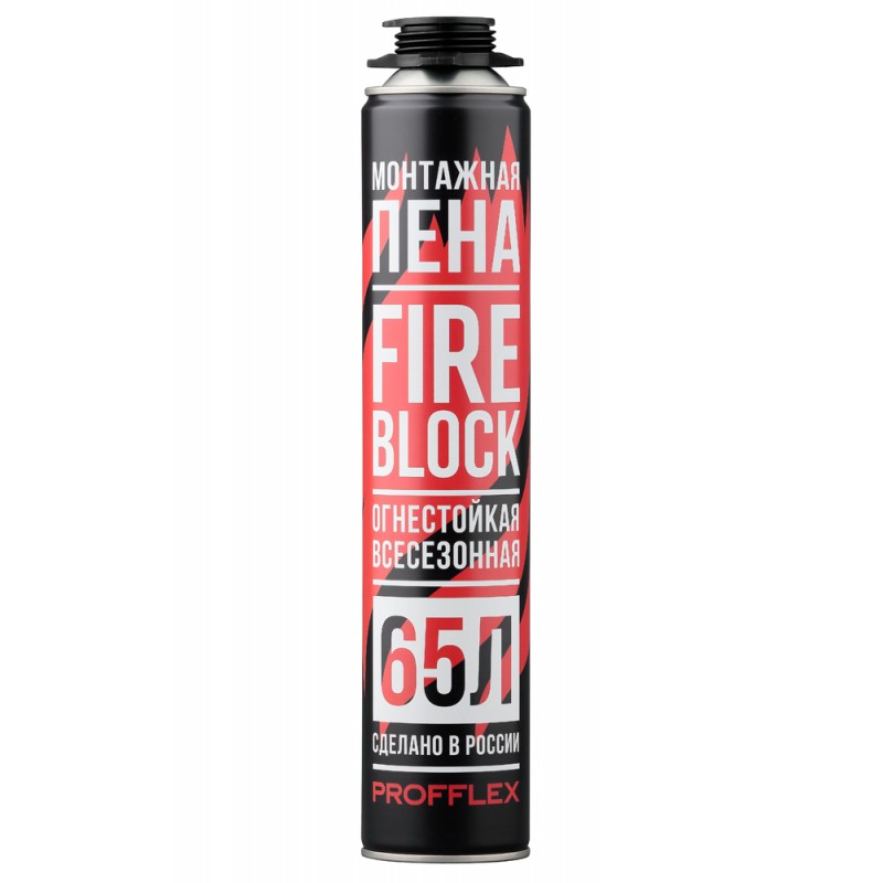 Пена противопожарная Profflex Fire Block 850 мл