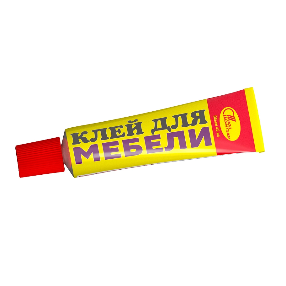 Клей для мебели Новбытхим 45 мл в шоу-боксе