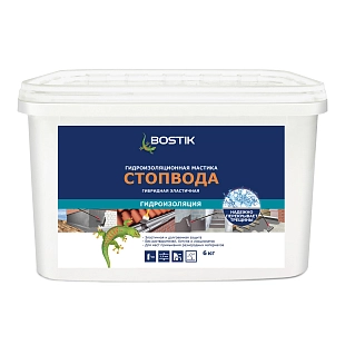 Мастика гидроизоляционная универсальная Bostik SMP Стоп Вода 6 кг