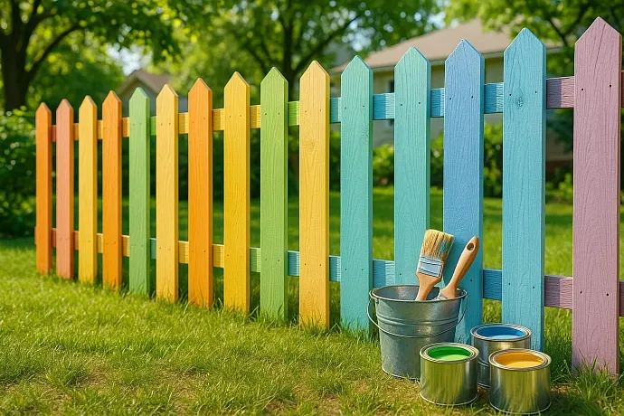 Какой краской покрасить деревянный забор на улице: секреты красивого и долговечного ограждения