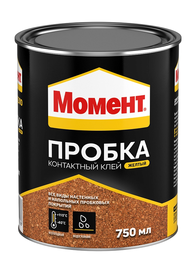 Клей для пробки контактный Момент Пробка 750 мл.