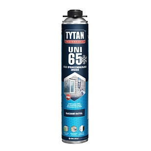 Пена профессиональная Tytan Professional 65 UNI зимняя 750 мл. выход 65 л