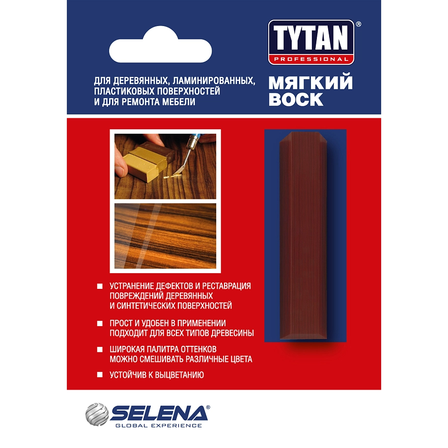 Воск мягкий Tytan Professional цвет 62 махагон 7,5 г