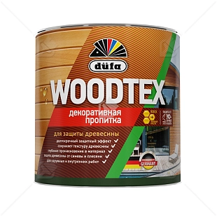Пропитка декоративная для защиты древесины алкидная Dufa Woodtex тик 3 л.