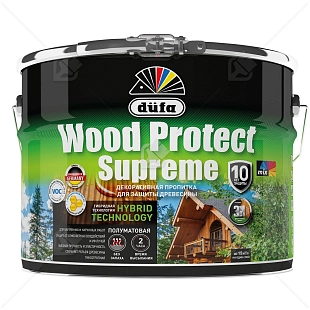 Пропитка декоративная для защиты древесины Dufa Wood Protect Supreme палисандр 9 л