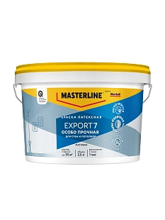 Краска для стен и потолков латексная Masterline Export-7 матовая база BW 2,5 л