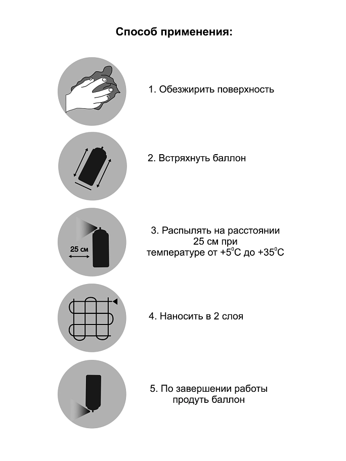 Эмаль для ванн аэрозольная Eastbrand Monarca глянцевая белый 520 мл.