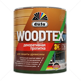 Пропитка декоративная для защиты древесины алкидная Dufa Woodtex дуб 0,9 л.