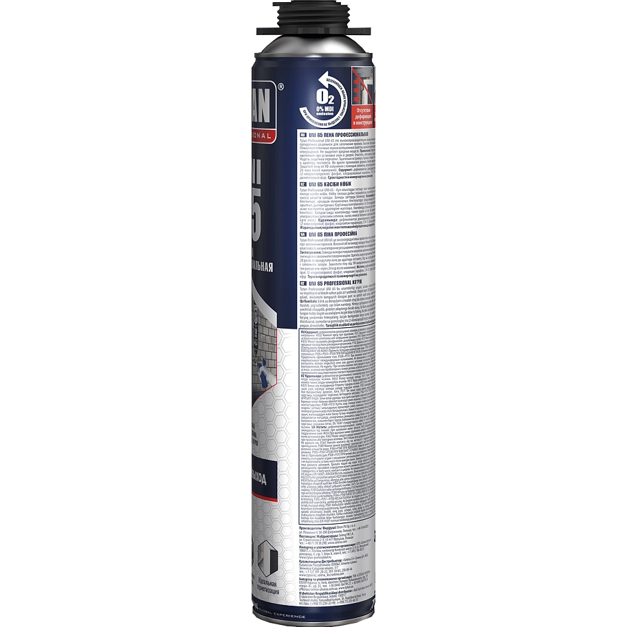 Пена профессиональная Tytan Professional 65 UNI 750 мл. выход 65 л